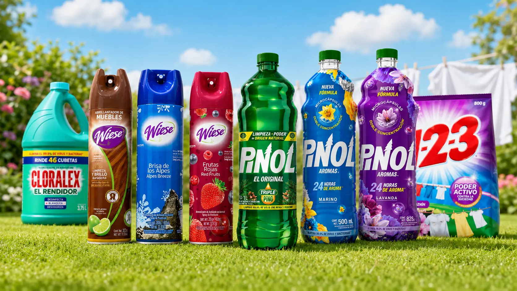 Productos del departamento de limpieza